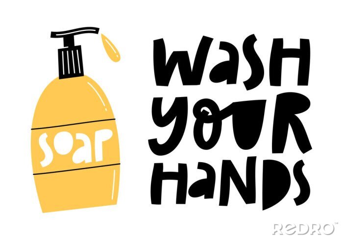Poster Was je handen