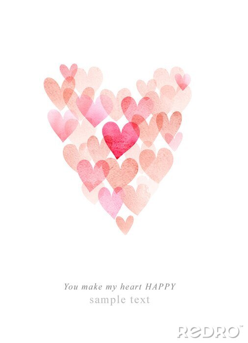 Poster Waterverfharten