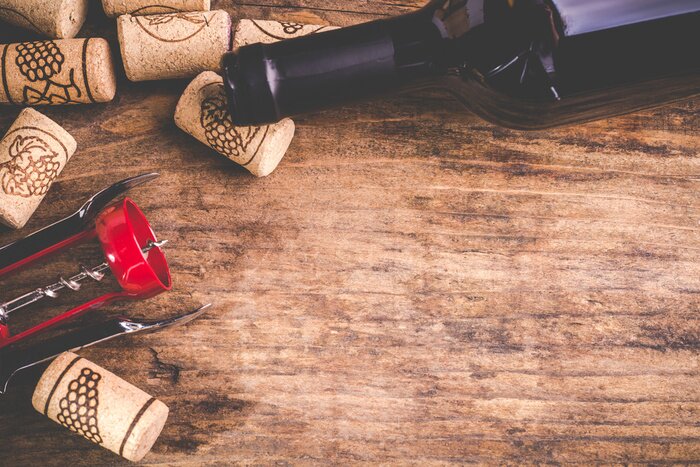 Poster wijnachtergrond