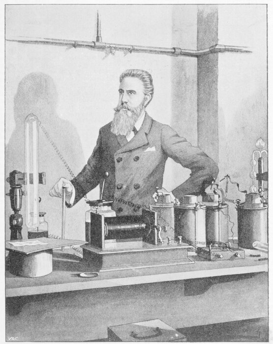 Poster Wilhelm Conrad Rontgen