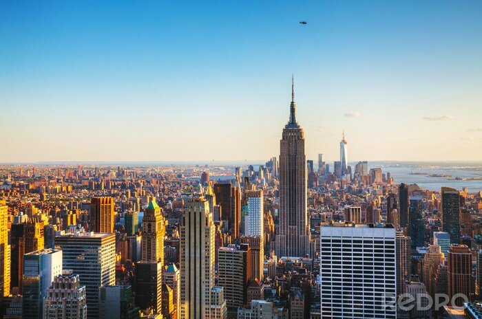 Poster Wolkenkrabber Skyline