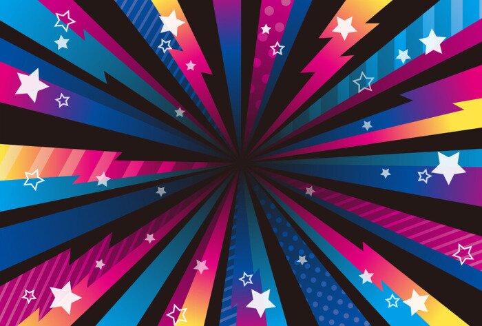 Poster ビビッド　ポップ　背景