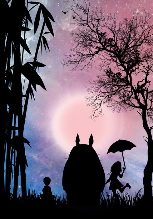 Poster Yokai-vrienden