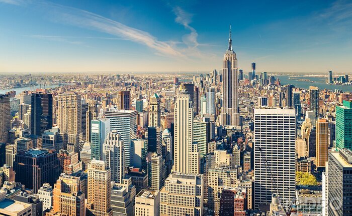 Poster Zonnig Manhattan