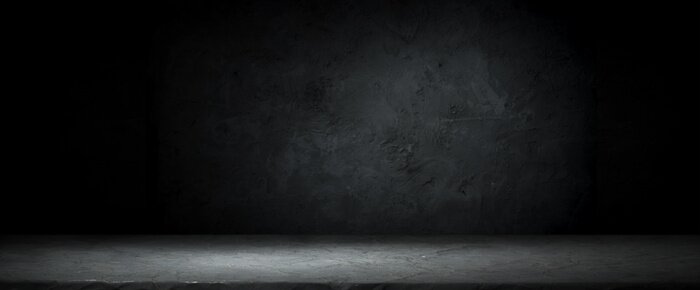 Poster Zwarte binnenmuur