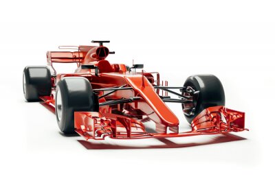 Sticker 3d f1 raceauto renderen