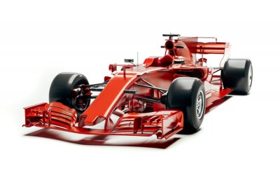 Sticker 3d f1 raceauto renderen