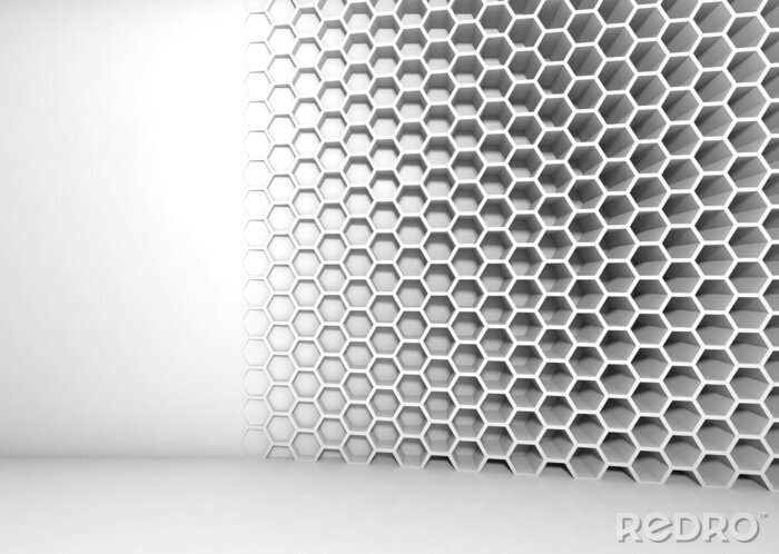 Sticker 3D honingraat