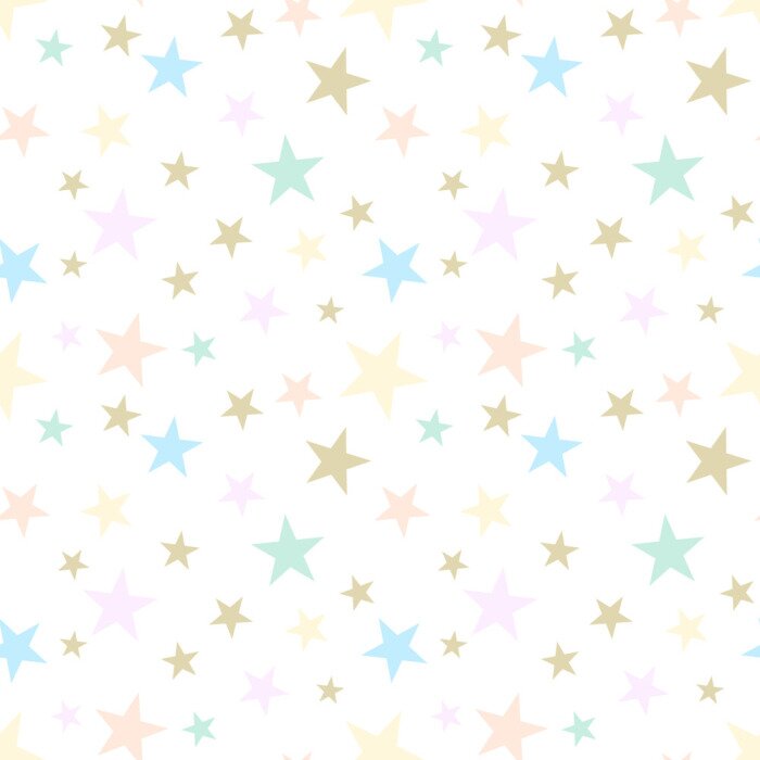Sticker Abstract naadloos patroon met sterren