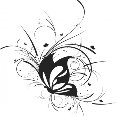 Sticker Abstract ontwerp element