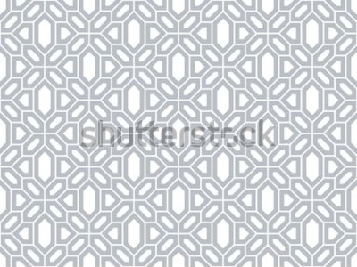 Sticker Abstract patroon in Arabische stijl. Vector achtergrond. Grijze en witte textuur. Grafisch modern patroon.