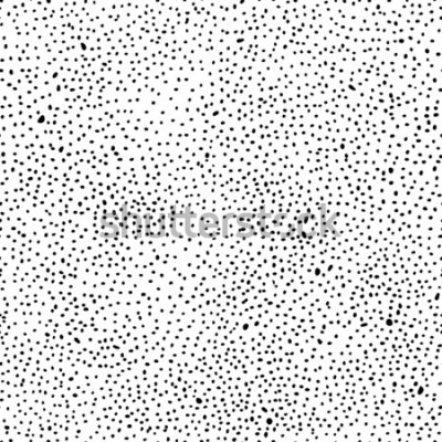 Sticker Abstract zwart-wit naadloos patroon. Vector gestippelde gestructureerde achtergrond.