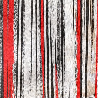 Sticker abstracte achtergrond ontwerp op houten korreltextuur