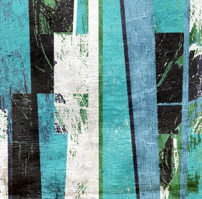 Sticker abstracte achtergrond ontwerp op houten korreltextuur