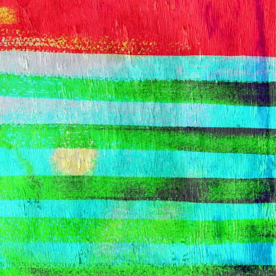 Sticker abstracte achtergrond ontwerp op houten korreltextuur