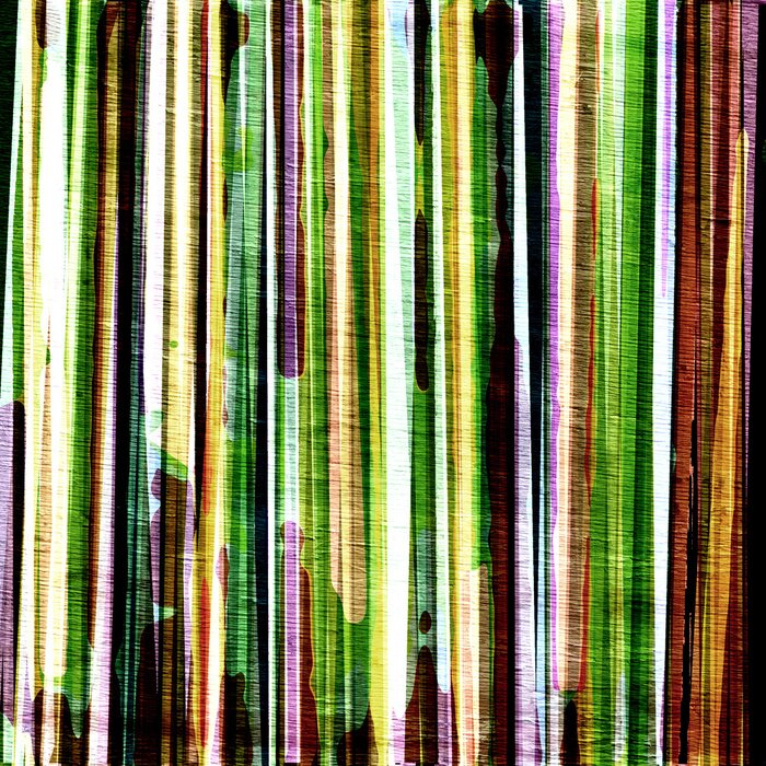 Sticker abstracte achtergrond ontwerp op houten korreltextuur