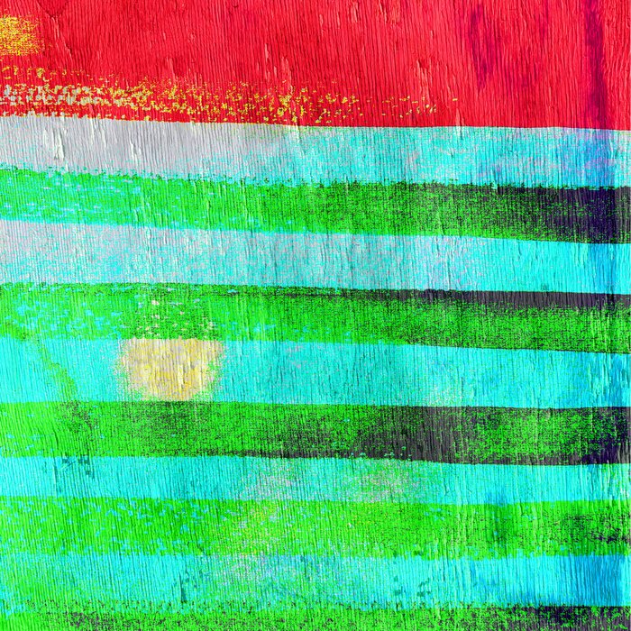 Sticker abstracte achtergrond ontwerp op houten korreltextuur