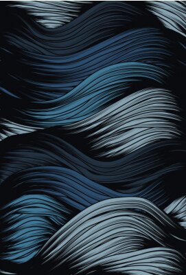 Sticker Abstracte golven