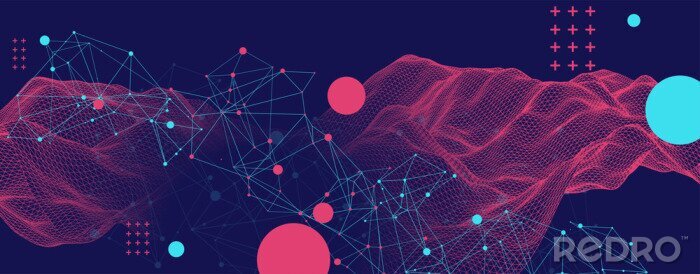 Sticker Abstracte grafische vormgeving