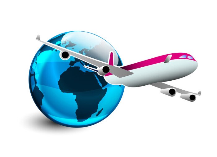 Sticker aereo, vacanze, vacanza, Volare