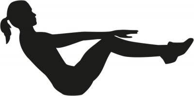 Sticker aerobic gymnastiek