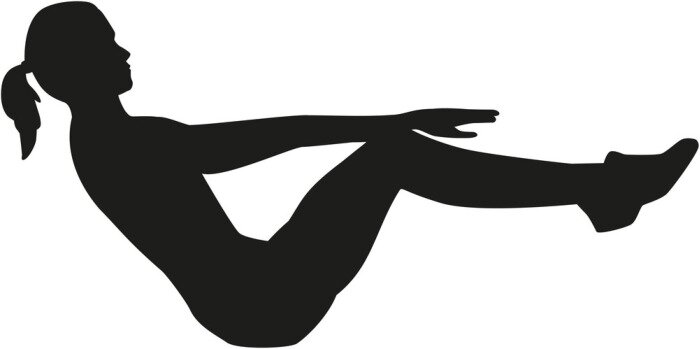 Sticker aerobic gymnastiek