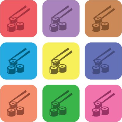 Sticker afbeelding van voedsel pictogram