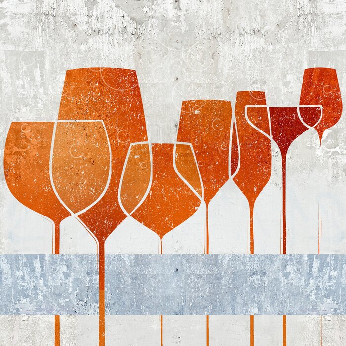 Sticker Afbeeldingen met een bril in een industriële stijl