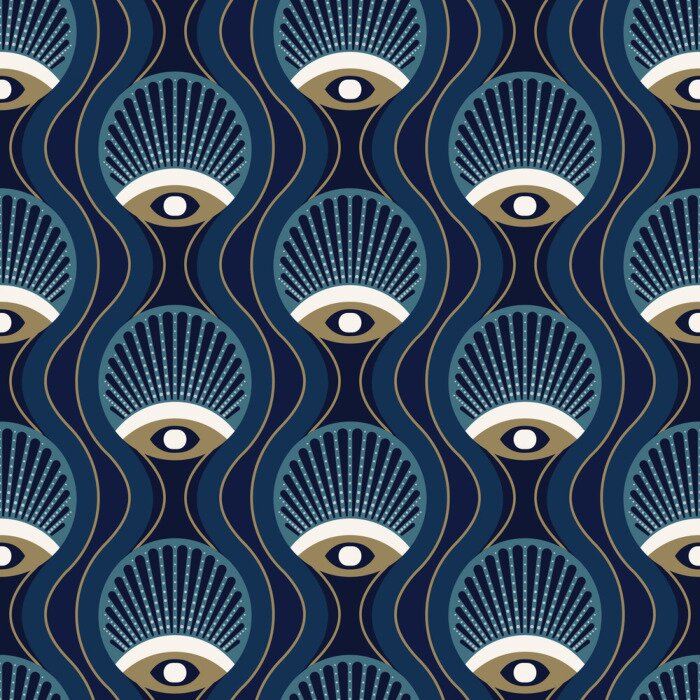 Sticker Art deco art nouveau