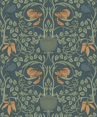 Behang Arts and Crafts beweging geïnspireerd.