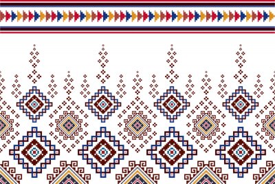 Sticker Azteeks geometrisch patroon