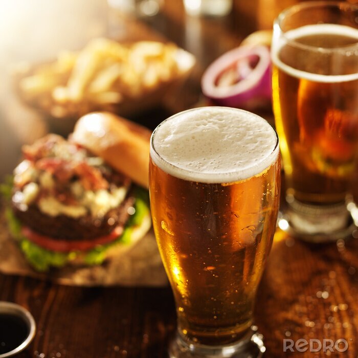 Sticker Barnsteen drankje en hamburgers