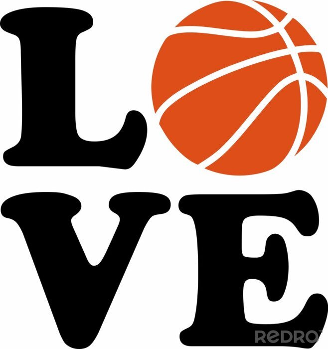 Sticker Basketbal van de Liefde