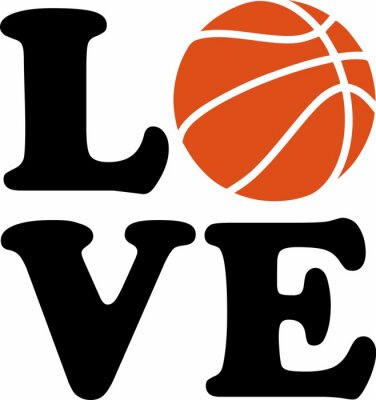 Sticker Basketbal van de Liefde