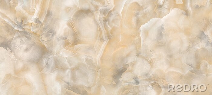 Sticker Beige marmer als rook