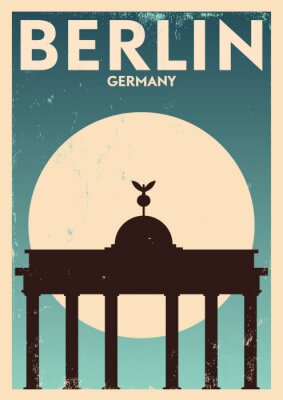 Sticker Berlijn Poster