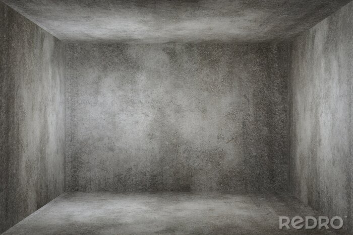 Sticker Betonnen kubus