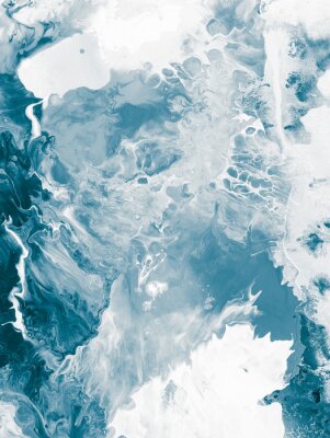 Blauwe textuur op marmer