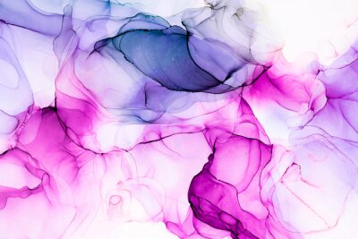 Blush gemengd met marineblauwe verf