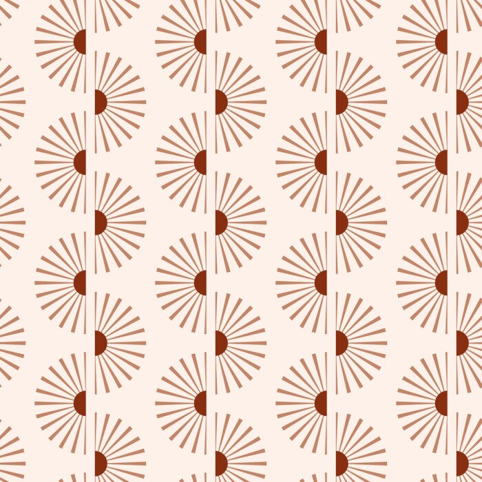 Sticker Boho zonsondergang ornament