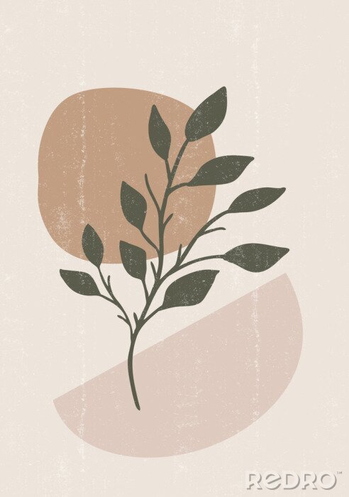 Sticker Botanical print boho minimalist printable wall art