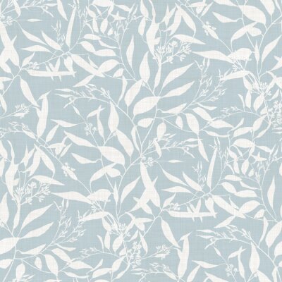 Behang Botanisch delicaat bladmotief