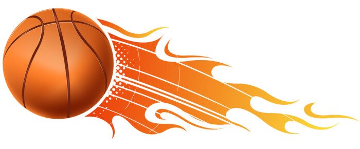 Sticker brand basketbal