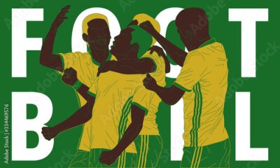 Sticker Braziliaans voetbalelftal