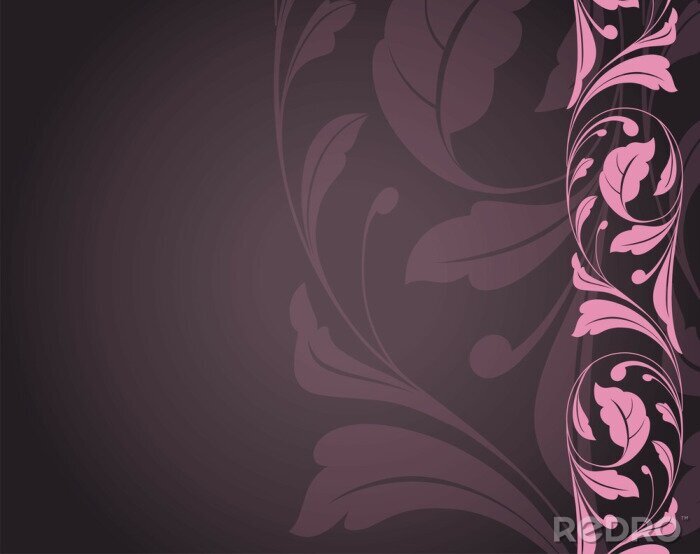 Sticker bruiloft template design, paisley bloemmotief, India