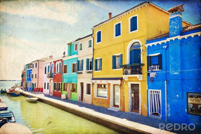 Sticker Burano - Venetië