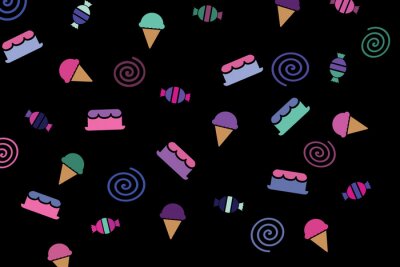 Sticker cake ijs afdruk