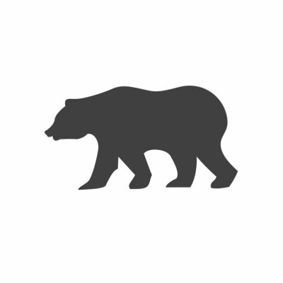 Sticker California Bear Logo