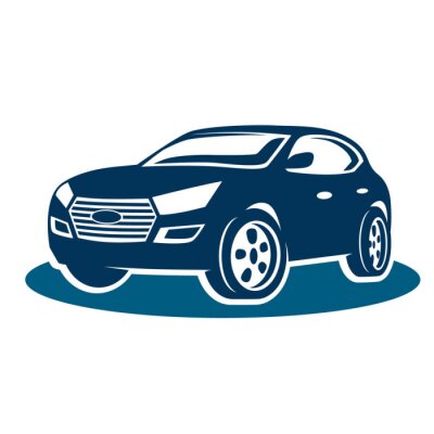 Sticker car abstract