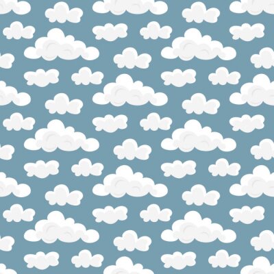 Sticker Cartoon wolken